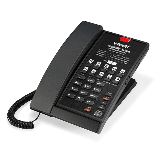Contemporary Corded Phone – VTechホテル電話機 | 客室用電話機 